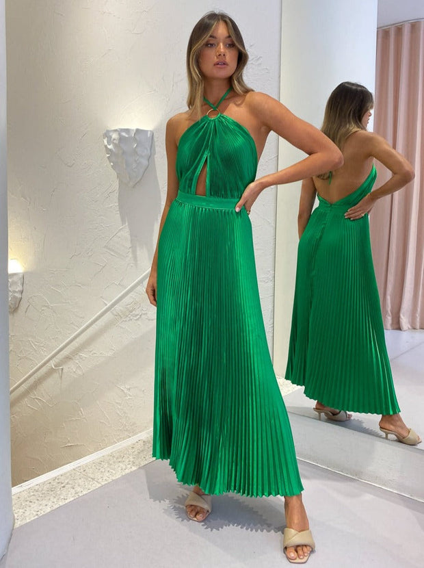 Reveil Gown - Bright Green